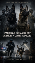 Médaillier à LED - PETIT FORMAT - ÉDITION K9