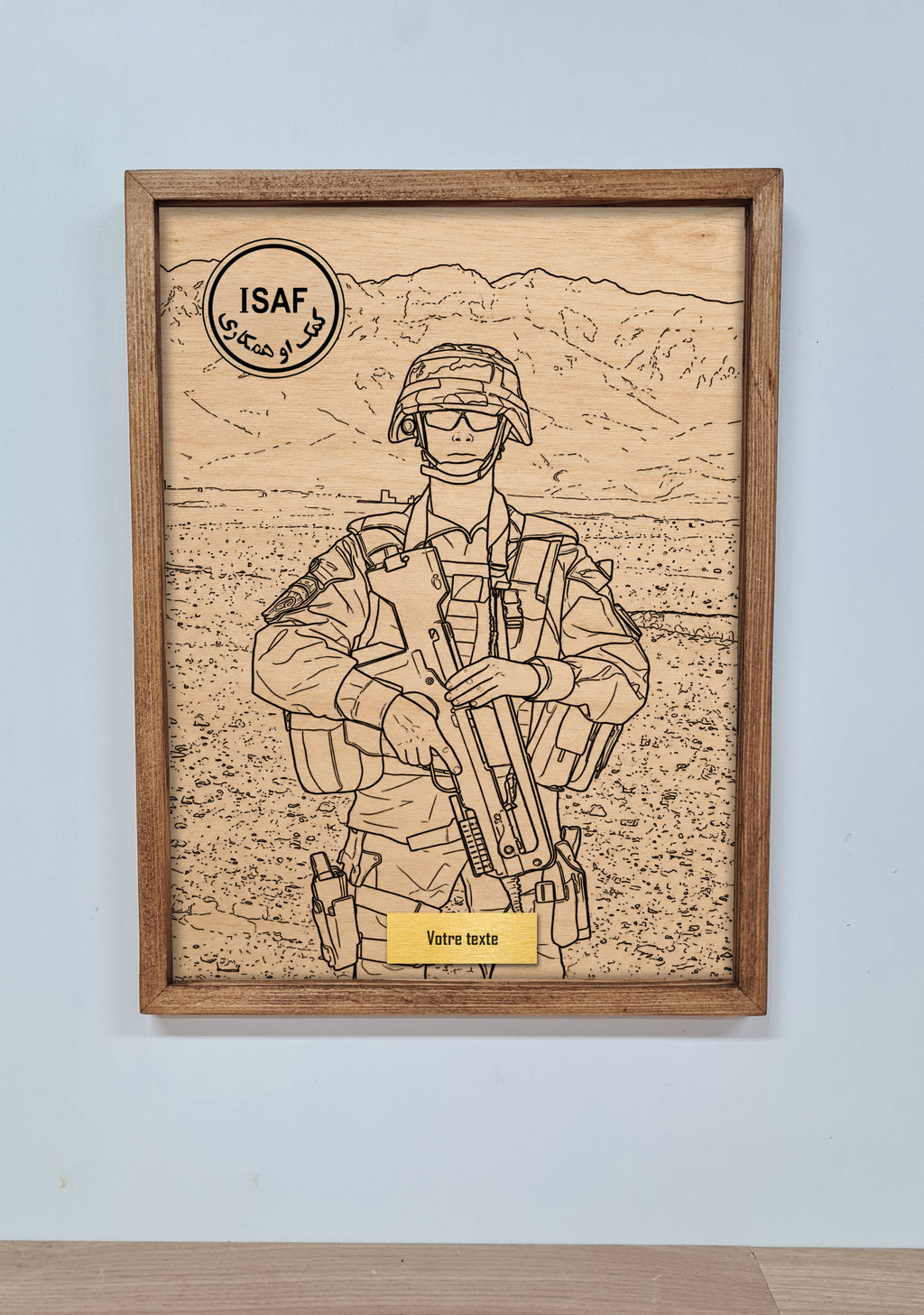 Cadre souvenir - Gravure personnalisable