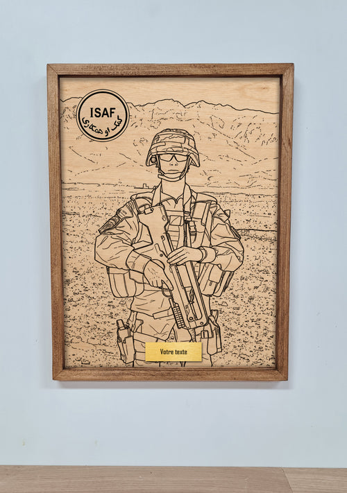 Cadre souvenir - Gravure personnalisable