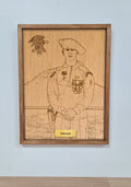 Cadre souvenir - Gravure personnalisable