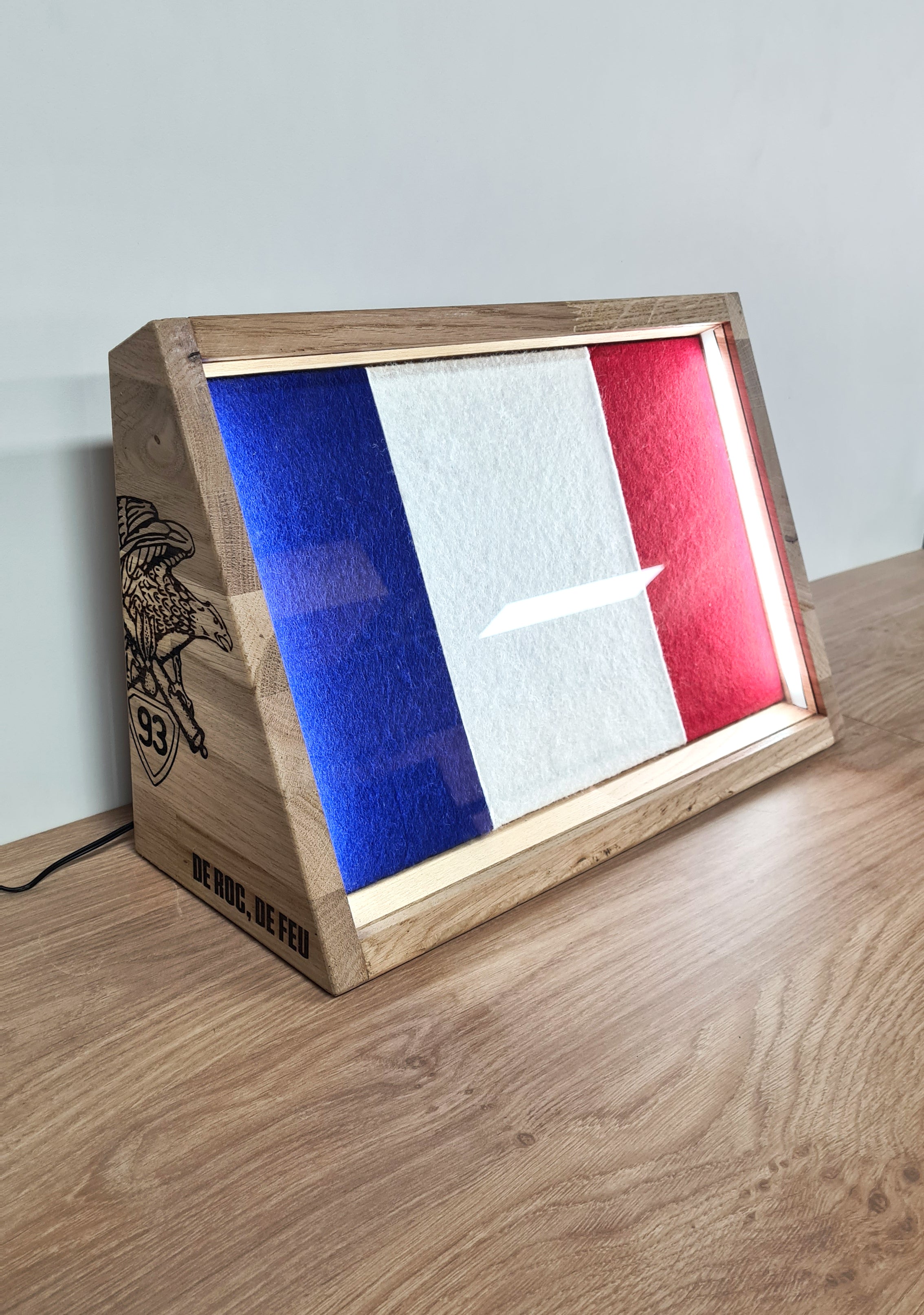 Médaillier à LED - FORMAT LARGE - Personnalisable