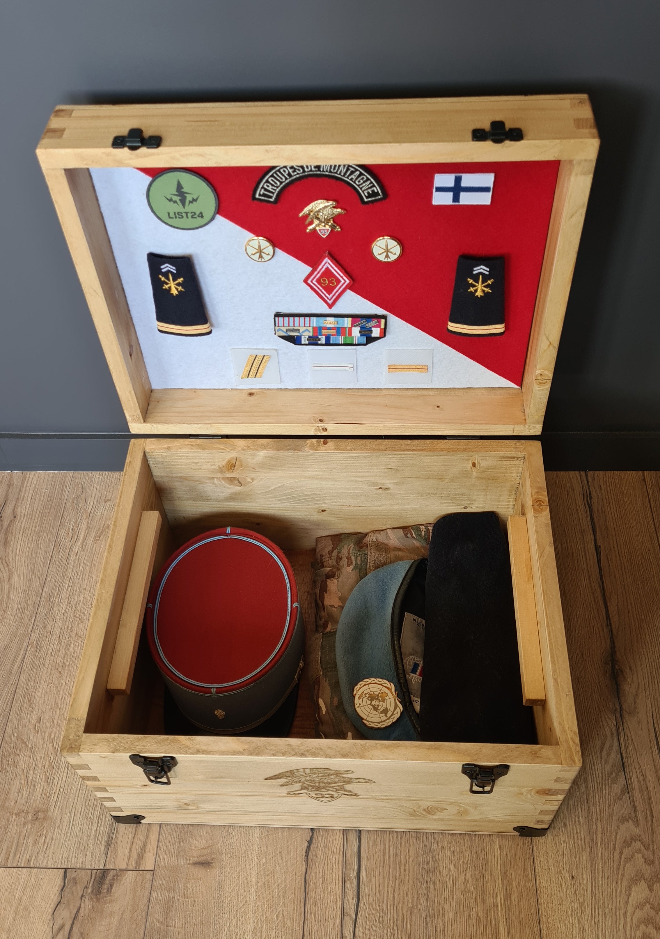 Malle armée personnalisable