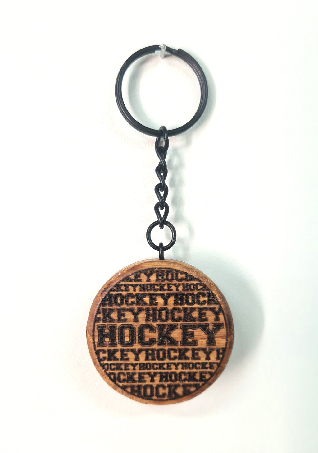 Porte-clés mini palet de hockey / 11 modèles