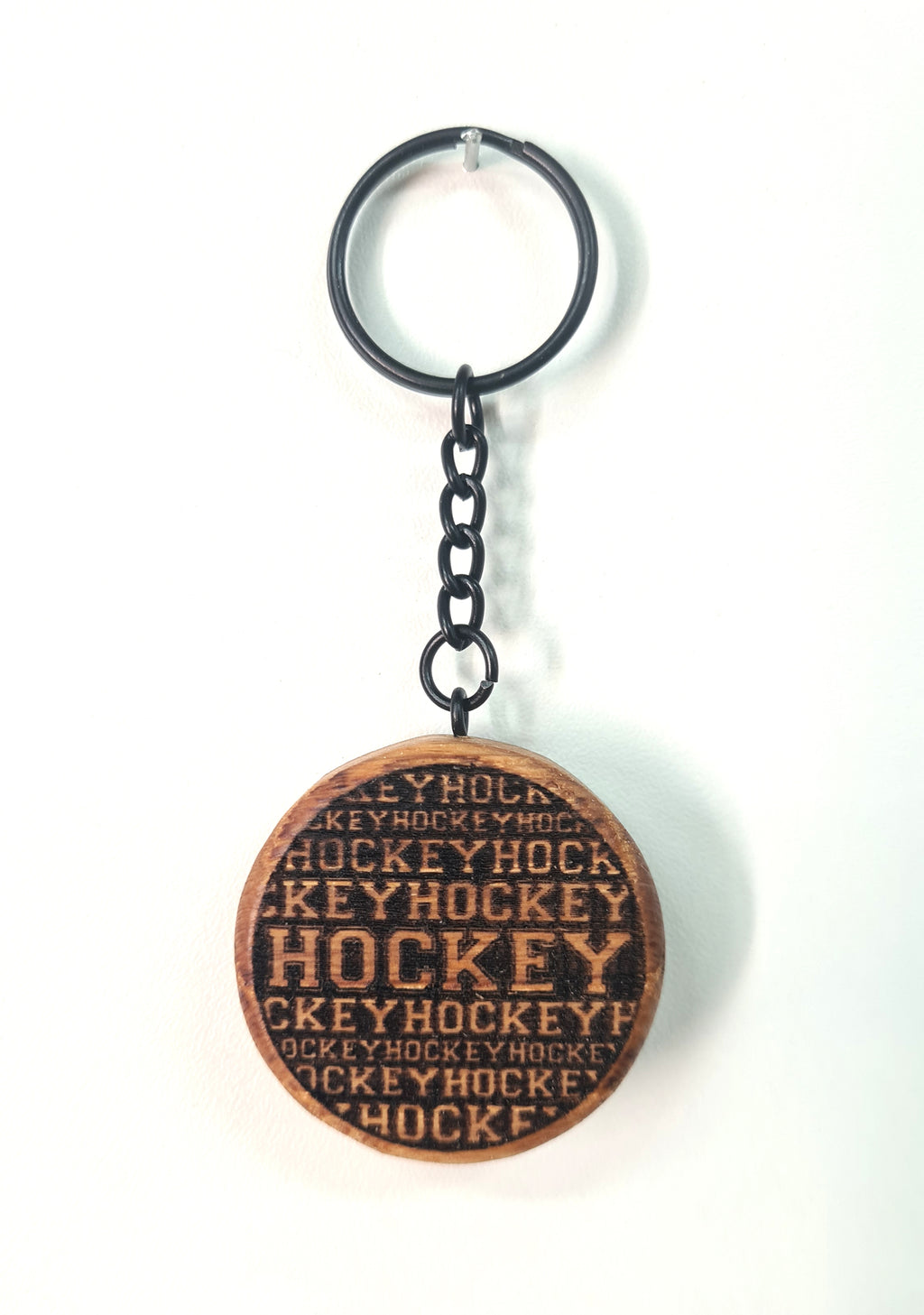 Porte-clés mini palet de hockey / 11 modèles