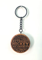 Porte-clés mini palet de hockey / 11 modèles