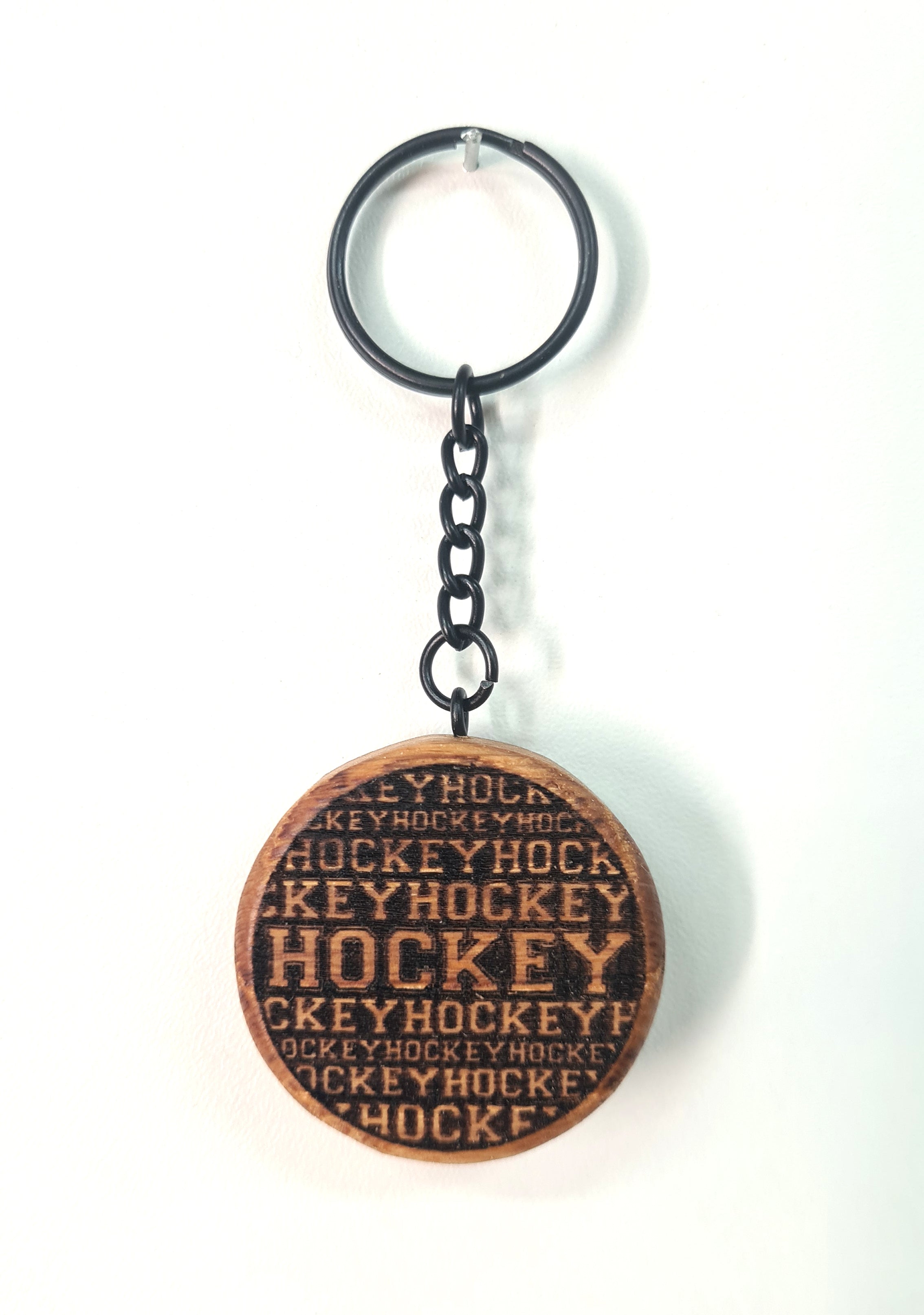 Porte-clés mini palet de hockey / 11 modèles