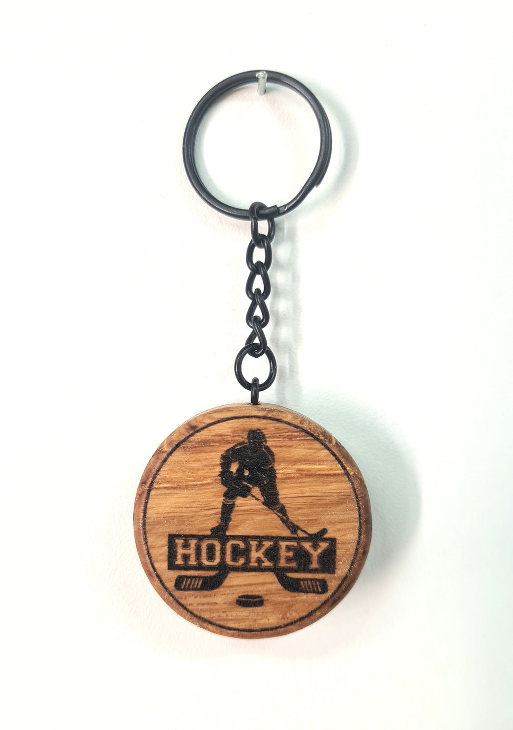 Porte-clés mini palet de hockey / 11 modèles