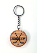 Porte-clés mini palet de hockey / 11 modèles