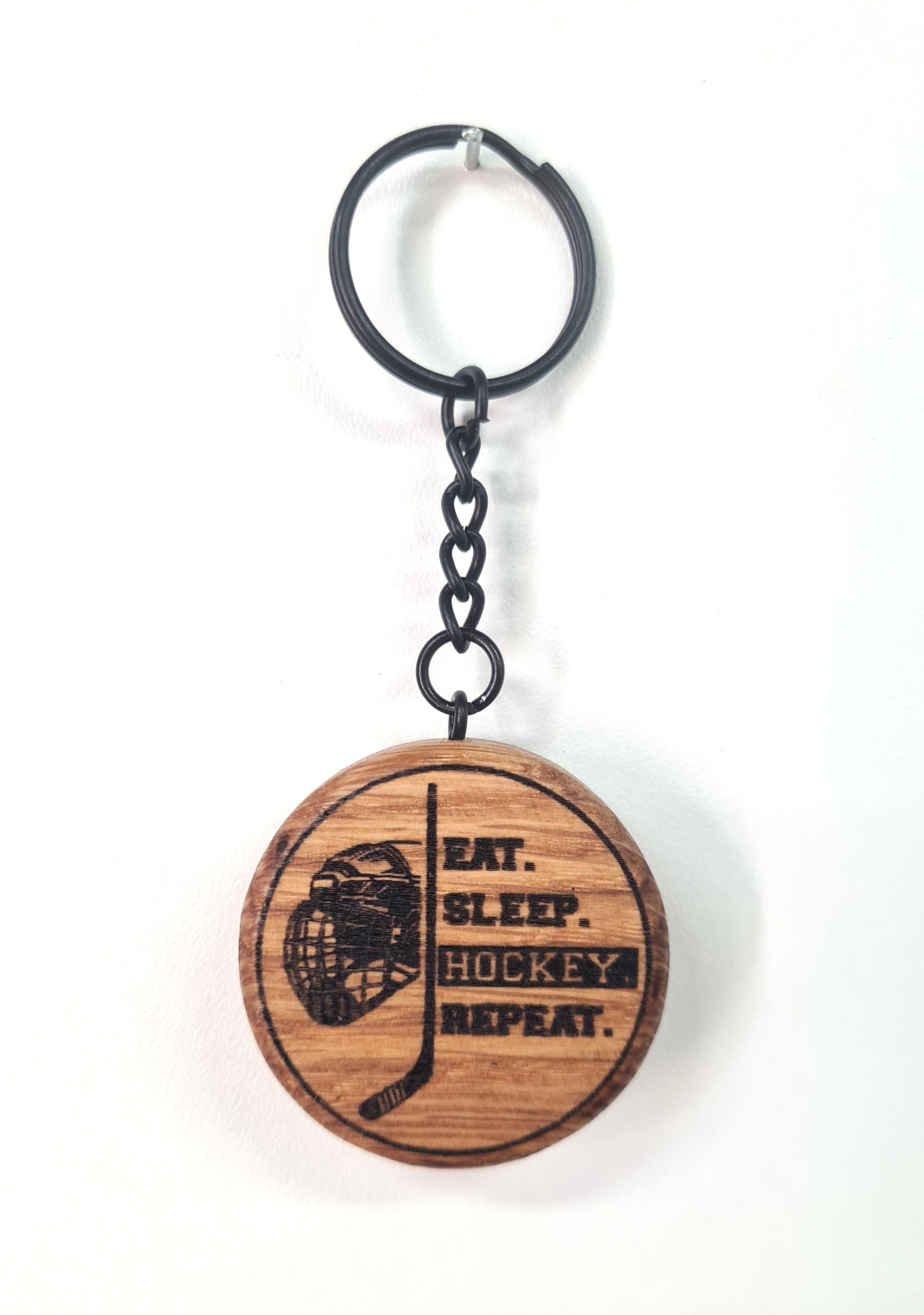 Porte-clés mini palet de hockey / 11 modèles
