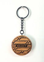 Porte-clés mini palet de hockey / 11 modèles
