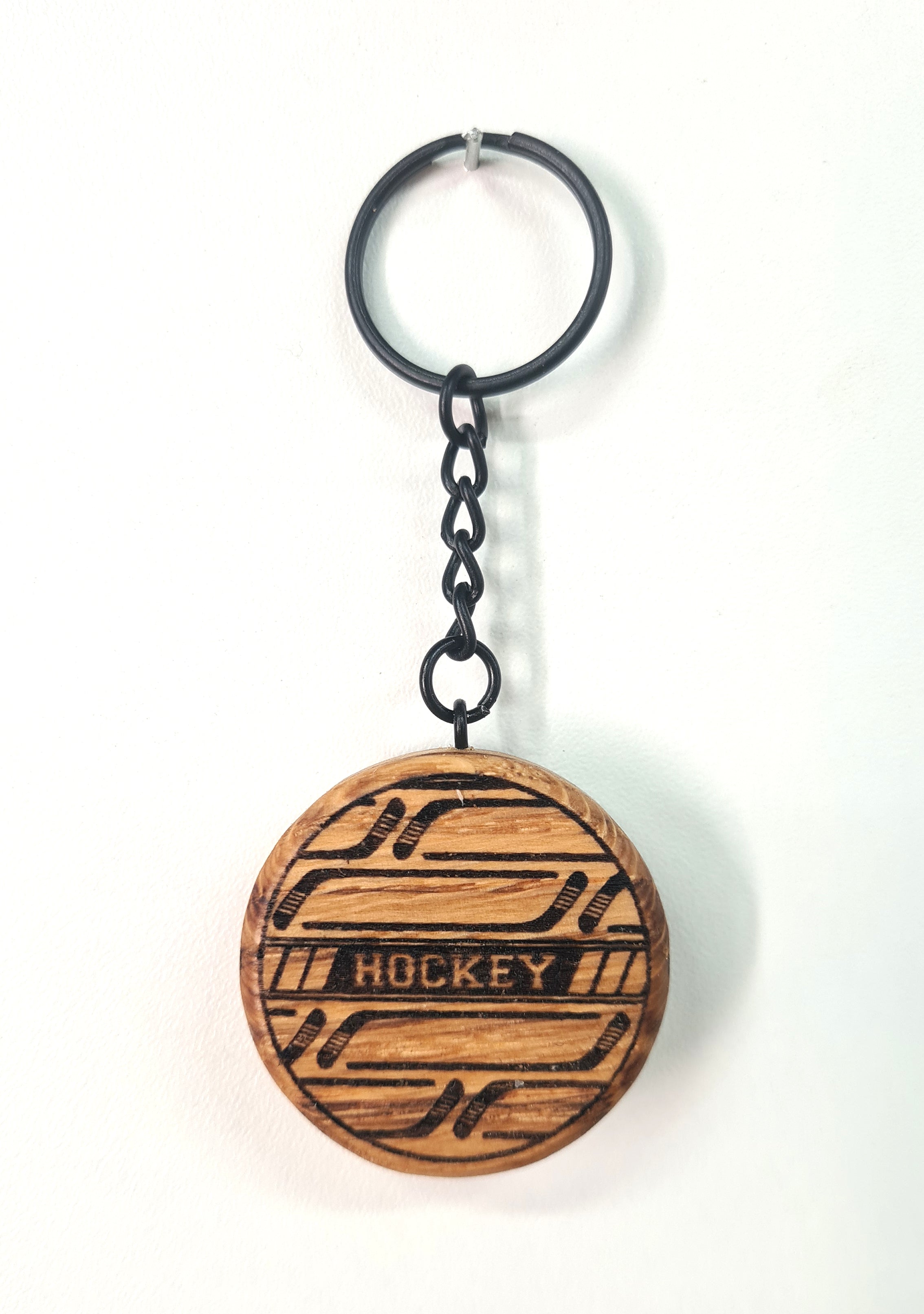 Porte-clés mini palet de hockey / 11 modèles