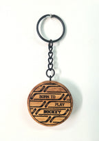 Porte-clés mini palet de hockey / 11 modèles