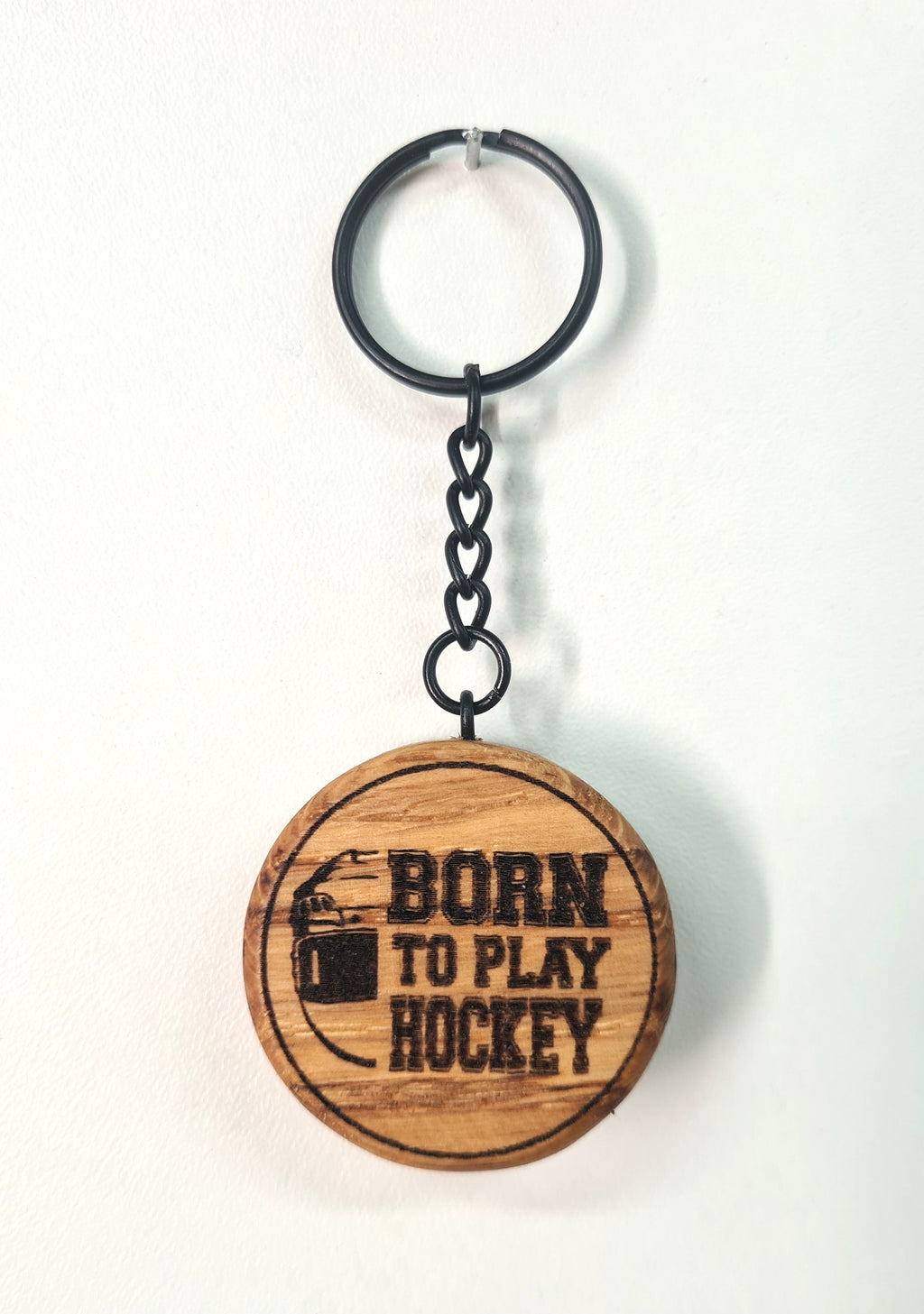 Porte-clés mini palet de hockey / 11 modèles