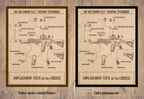 Cadre décoratif armement - PERSONNALISABLE