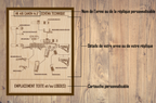 Cadre décoratif armement - PERSONNALISABLE