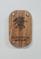 Plaque souvenir 9mm avec gravure