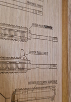 Cadre HK 416: Schéma technique